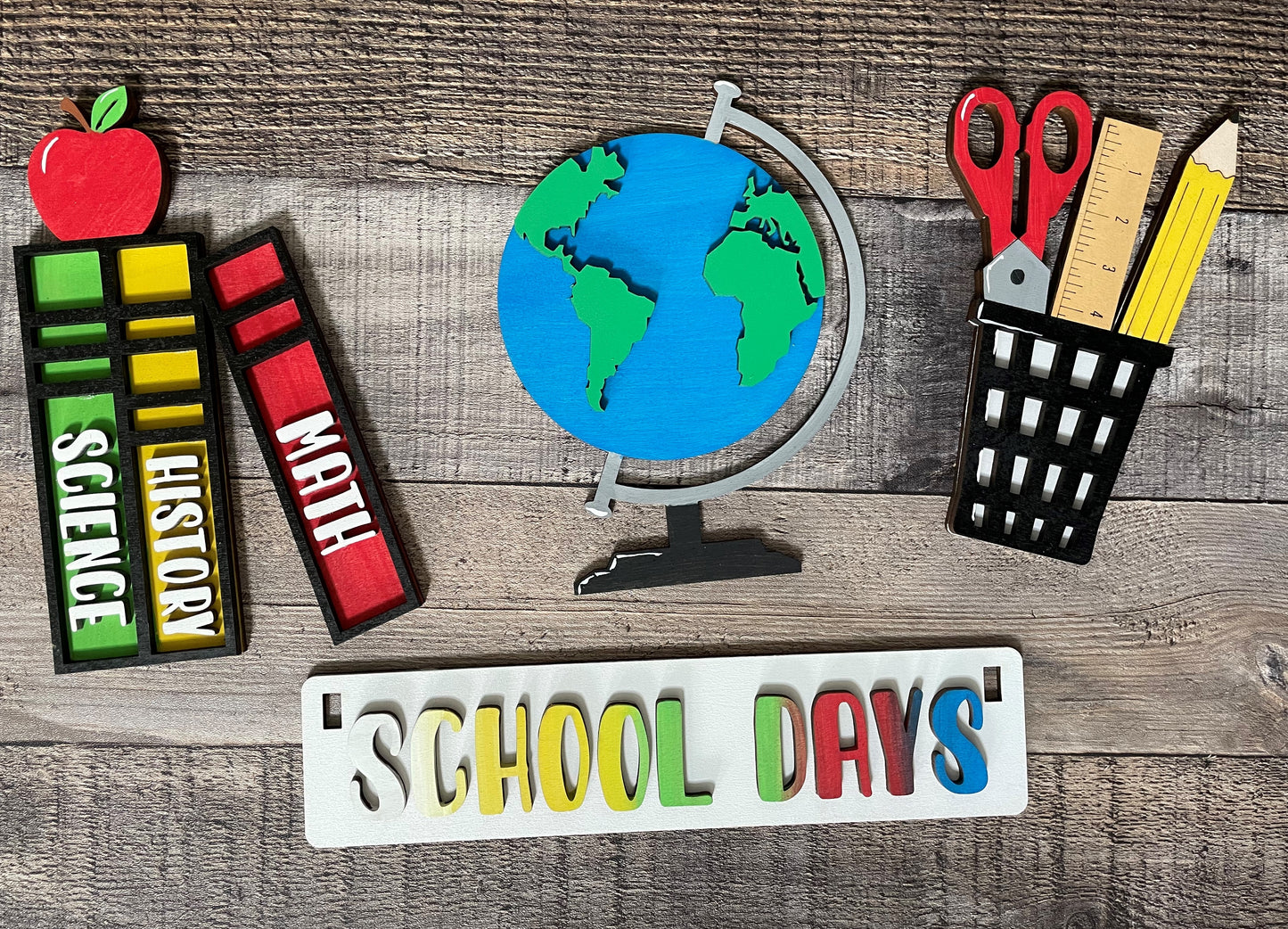 School Days Shelf Add-On