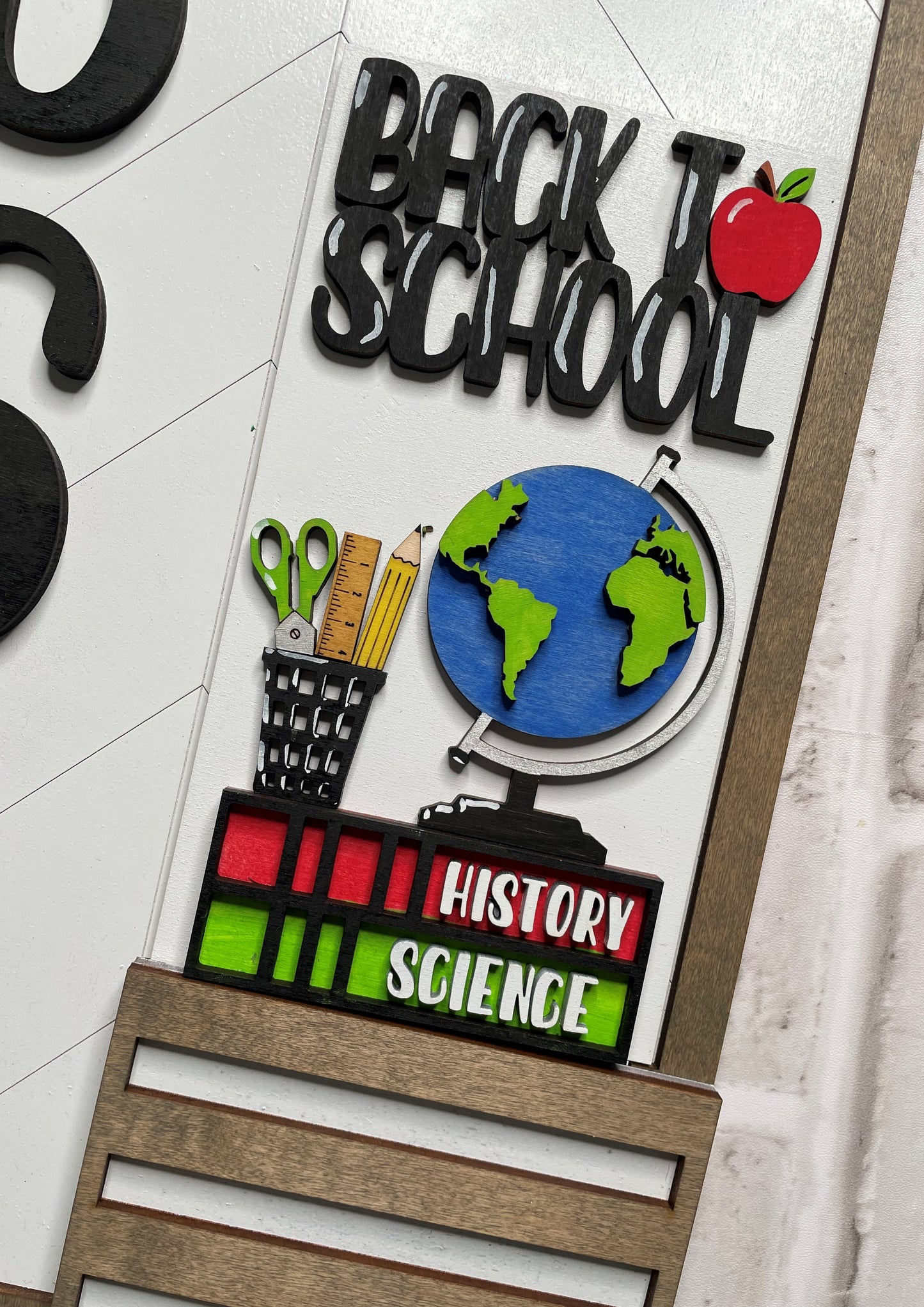 Back To School Address Plaque Add-On