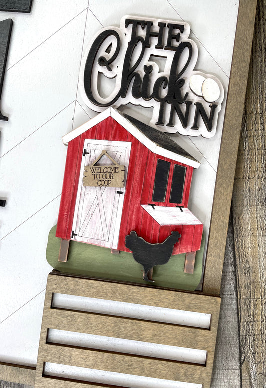 Chick Inn Address Plaque Add-On