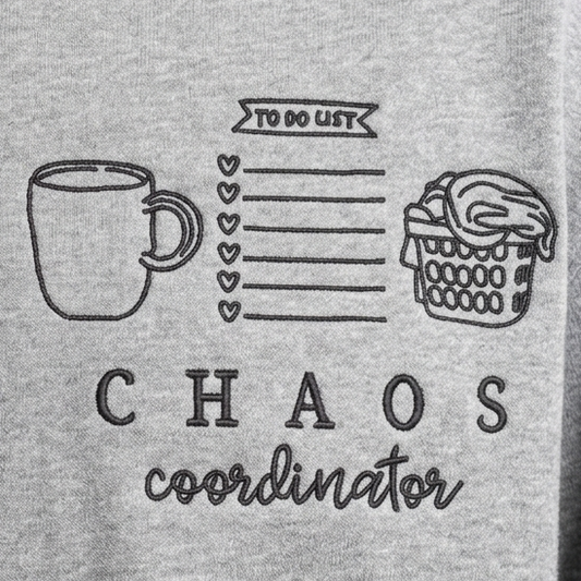 Chaos Coordinator Embroidered Crewneck