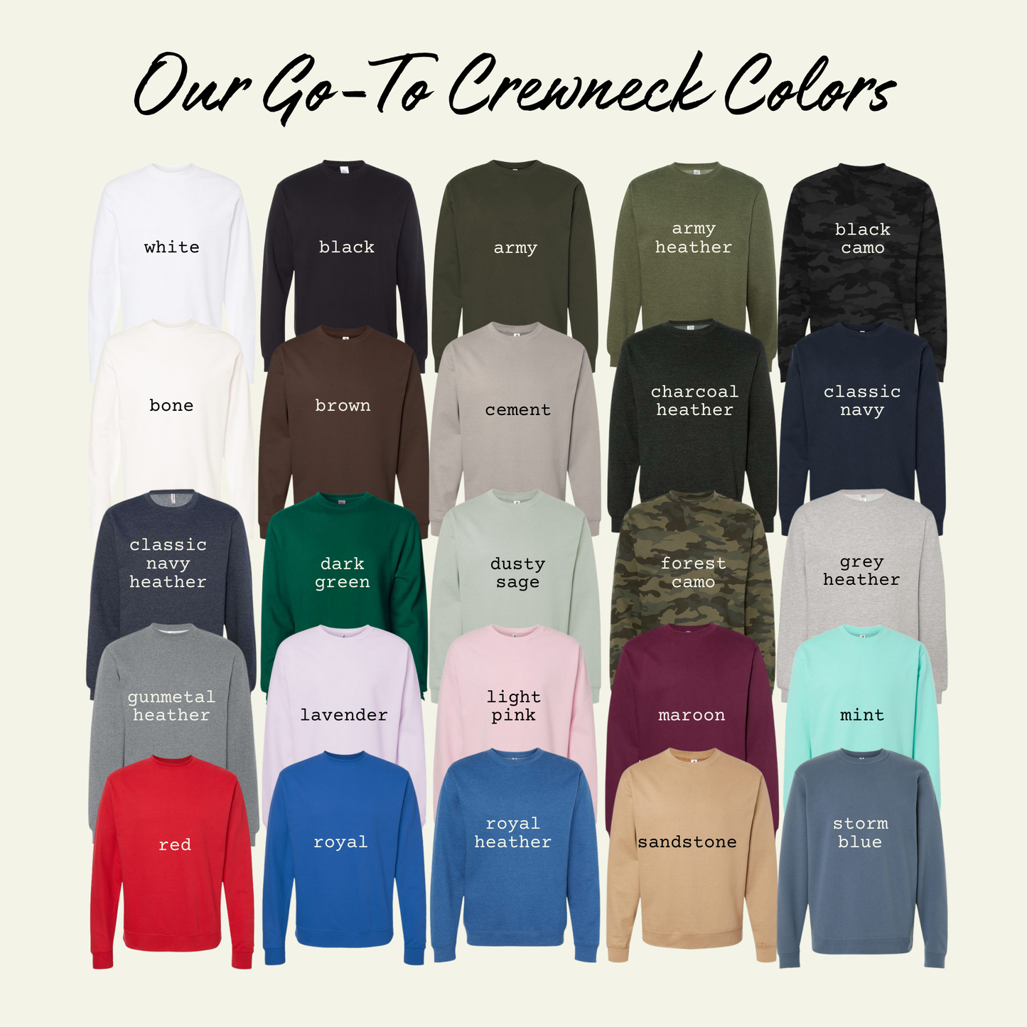 Chaos Coordinator Embroidered Crewneck