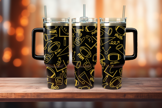 Football Mom 40oz Tumbler