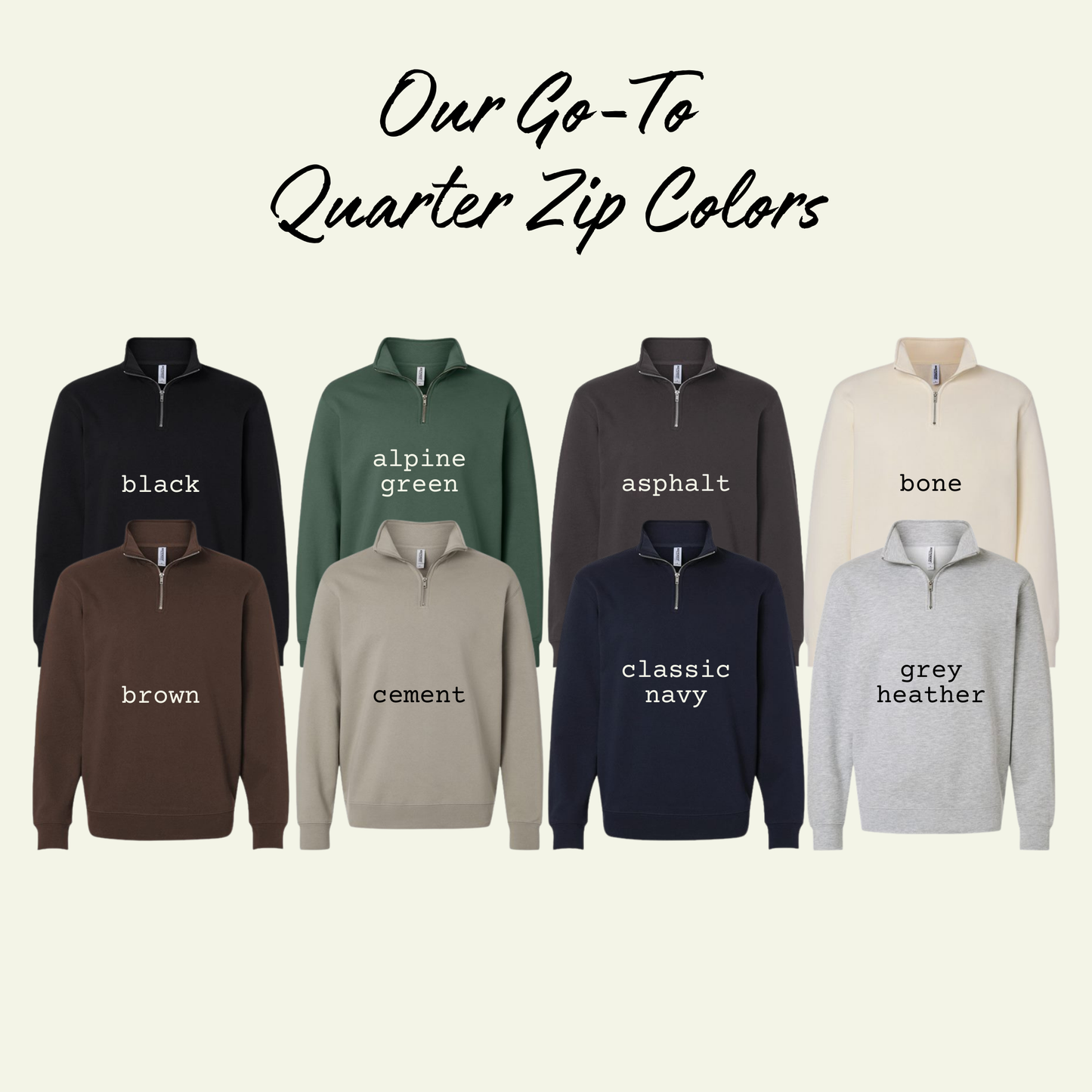 One More Chapter Embroidered Quarter Zip