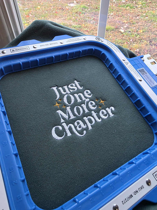 One More Chapter Embroidered Quarter Zip