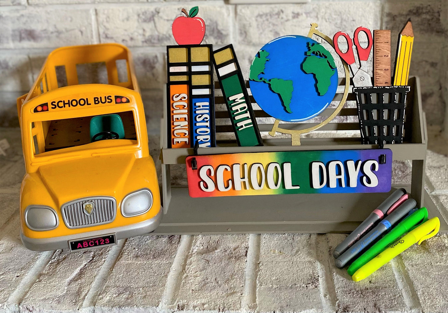 School Days Shelf Add-On